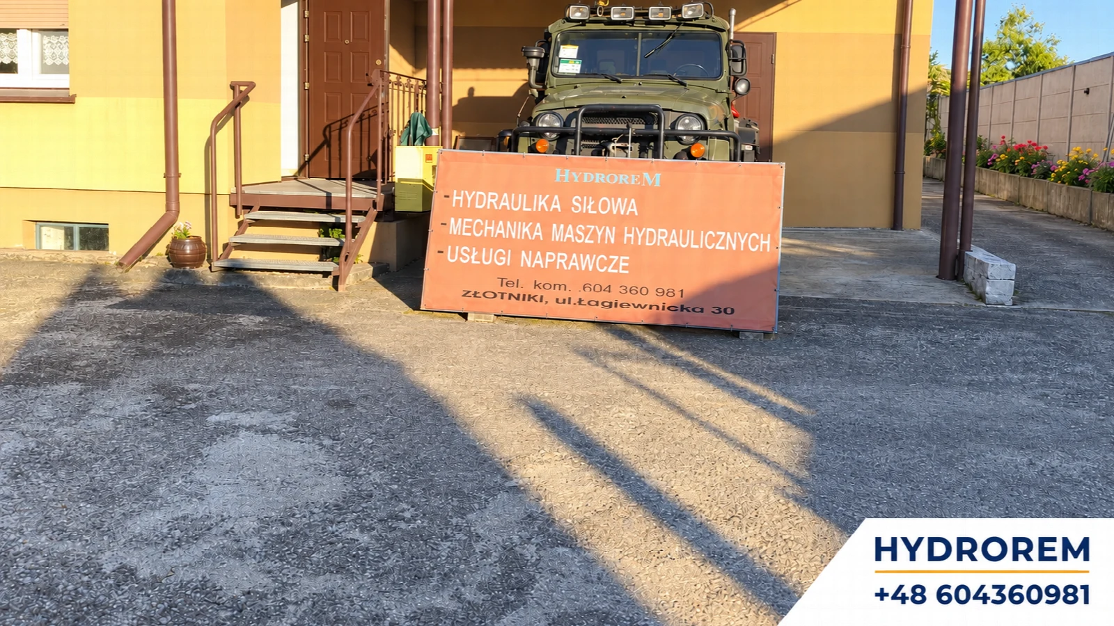 HYDROREM-werkplaats in Złotniki bij Poznań